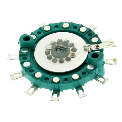 NSF Rotary Switch Wafer 25.4mm Diameter 12 Positions 1 Contact 300V AC/DC 457841/1/MA