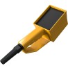 Rose Yellow Polyamide Handheld Enclosure with Integral Battery Compartment and Display Window IP65 85mm x 221mm 292130000