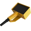 Rose Yellow Polyamide Handheld Enclosure with Integral Battery Compartment and Display Window, IP65, 85 mm x 211 mm 292140000