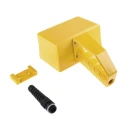 Rose Yellow Polyamide Handheld Enclosure with Integral Battery Compartment and Display Window, IP65, 85 mm x 211 mm 292140000
