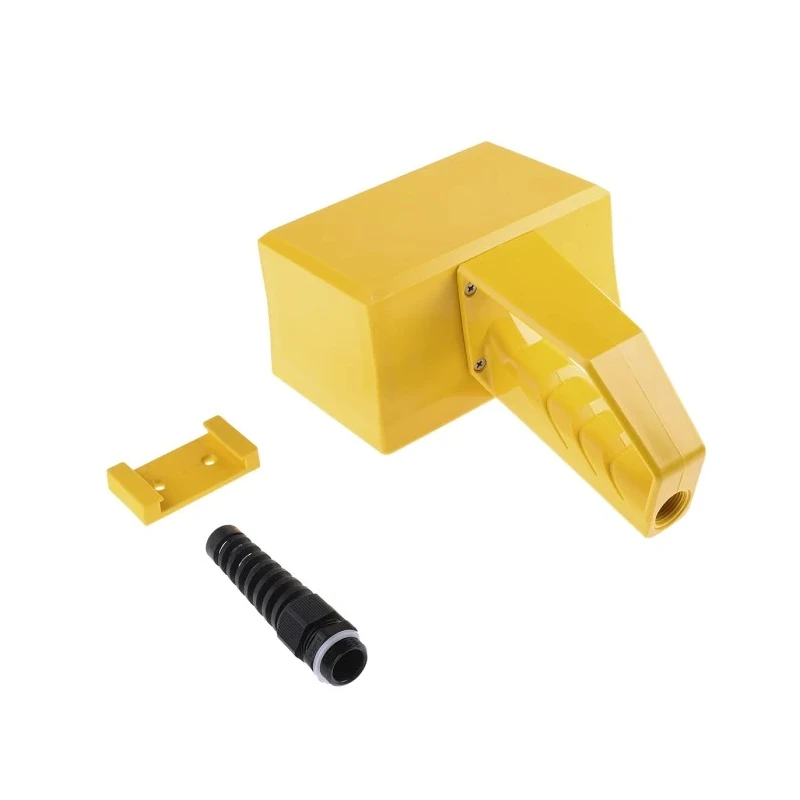 Rose Yellow Polyamide Handheld Enclosure with Integral Battery Compartment and Display Window, IP65, 85 mm x 211 mm 292140000