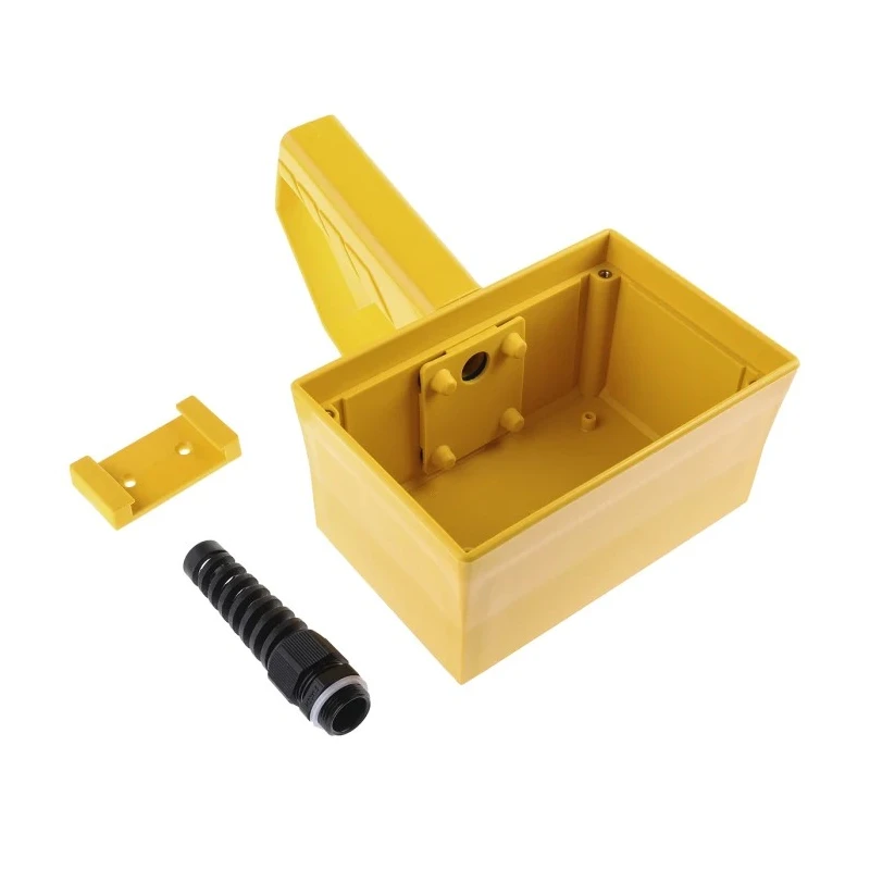 Rose Yellow Polyamide Handheld Enclosure with Integral Battery Compartment and Display Window, IP65, 85 mm x 211 mm 292140000