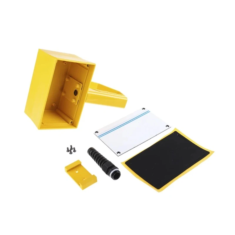 Rose Yellow Polyamide Handheld Enclosure with Integral Battery Compartment and Display Window, IP65, 85 mm x 211 mm 292140000
