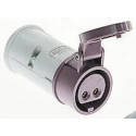 MENNEKES Industrial Power Connector Cable Mount, Rated at 16A, 25V, IP44, Purple, 3 Pole IP44 