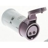 MENNEKES Industrial Power Connector Cable Mount, Rated at 16A, 25V, IP44, Purple, 3 Pole IP44