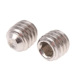 RS PRO Stainless Steel M4 x 4 mm Grub Screw Plain Cup 187-0709