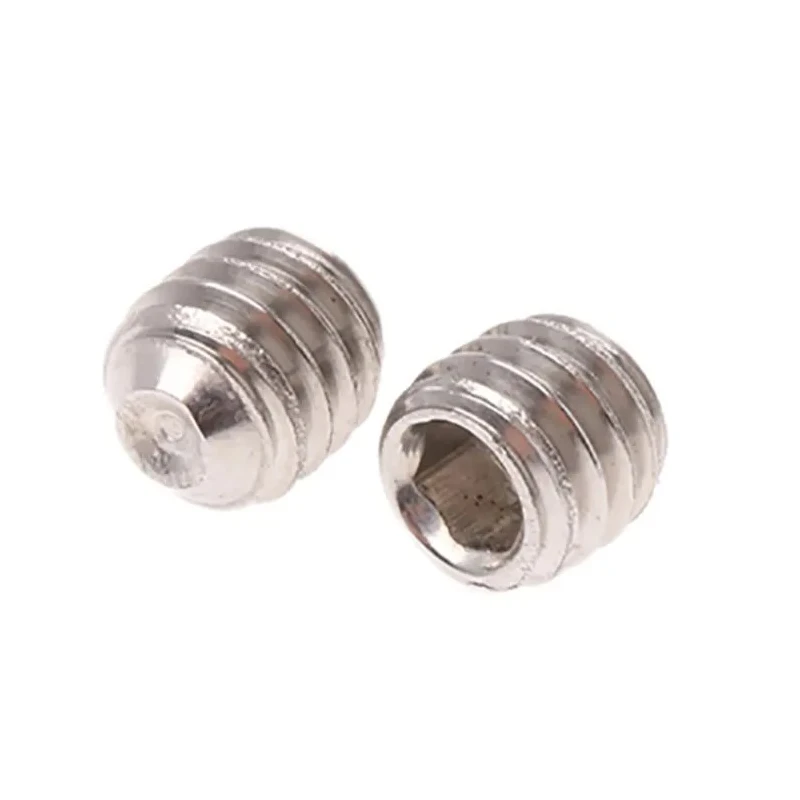 RS PRO Stainless Steel M4 x 4 mm Grub Screw Plain Cup 187-0709