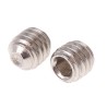 RS PRO Stainless Steel M4 x 4 mm Grub Screw Plain Cup 187-0709