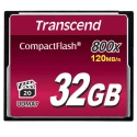 Transcend 32 GB MLC Compact Flash Card 120Mbps Read Speed 60Mbps Write Speed TS32GCF800