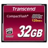 Transcend 32 GB MLC Compact Flash Card 120Mbps Read Speed 60Mbps Write Speed TS32GCF800