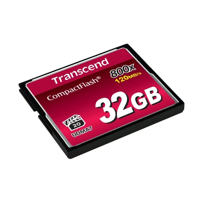 Transcend 32 GB MLC Compact Flash Card 120Mbps Read Speed 60Mbps Write Speed TS32GCF800