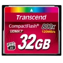 Transcend 32 GB MLC Compact Flash Card 120Mbps Read Speed 60Mbps Write Speed TS32GCF800