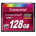 Transcend Compact Flash Card 128 MB MLC NAND Flash 800x Speed Rating TS128GCF800