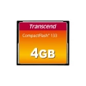Transcend Compact Flash Card 4GB MLC Memory, 133x Speed Rating, 50MBps Read, 20MBps Write TS4GCF133