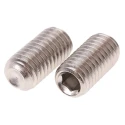 RS PRO Stainless Steel M8 x 16 mm Grub Screw Plain Cup 187-0850