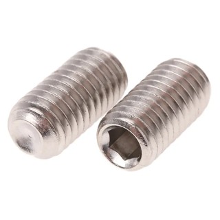 RS PRO Stainless Steel M8 x 16 mm Grub Screw Plain Cup 187-0850