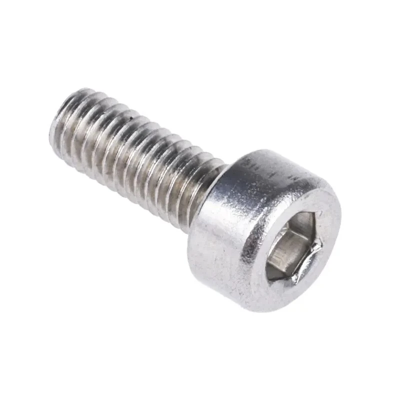 RS PRO Plain Stainless Steel Hex Socket Cap Screw M3 x 8 mm 187-1213
