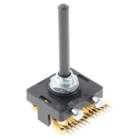 Lorlin 5 Position SPST Rotary Switch, 500mA, Solder Mount, Polyethylene Terephthalate Housing PT6534