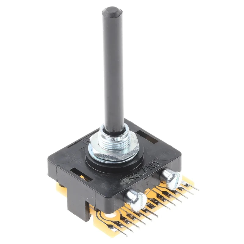 Lorlin 5 Position SPST Rotary Switch, 500mA, Solder Mount, Polyethylene Terephthalate Housing PT6534