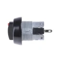 ITW Switches 76-94 Series Illuminated Push Button Switch Rotary Lever Panel Mount 22 mm Cutout SPDT Clear 76-9470/439088R