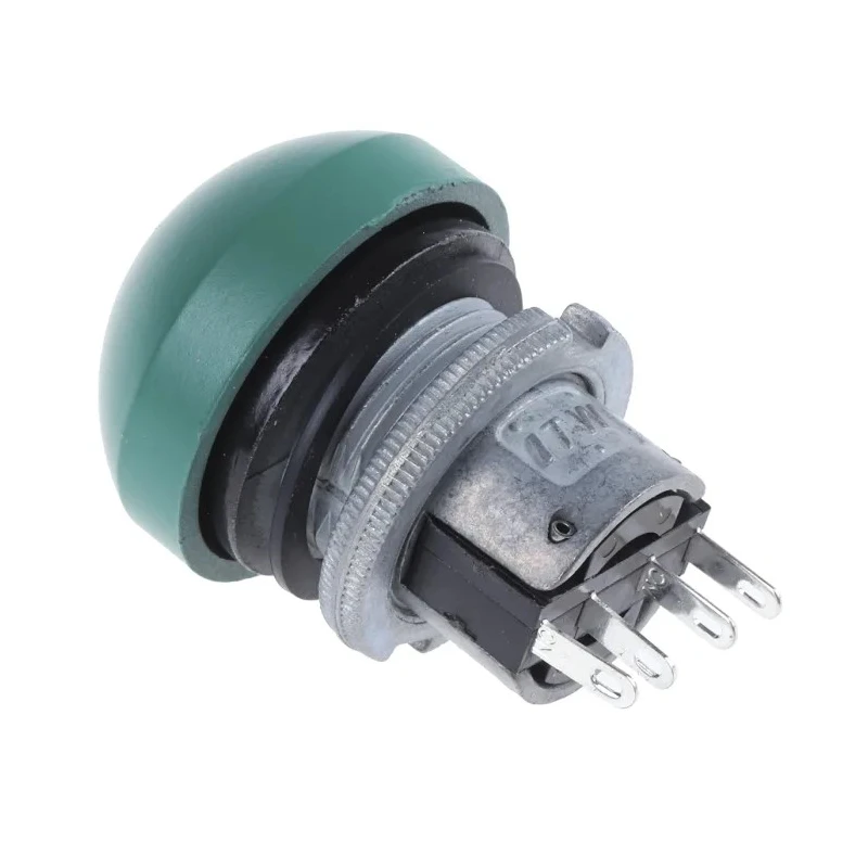 ITW Switches 76-94 Series Momentary Panel Mount Push Button Switch 22 mm Cutout SPDT Clear LED IP67 250 V AC 76-9450/439088G