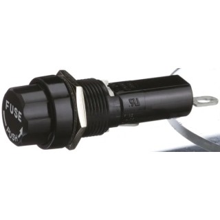 Sato Parts 30A Panel Mount Fuse Holder for 6.35 x 31.8 mm, 250V AC F-70