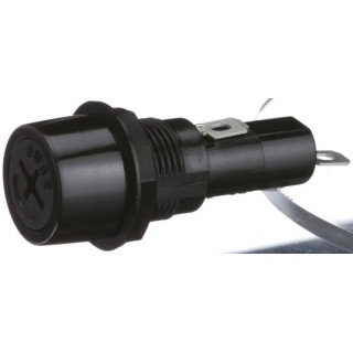 Sato Parts 10A Panel Mount Fuse Holder 250V AC F-130