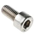 RS PRO Plain Stainless Steel Hex Socket Cap Screw Thread M8 Length 16mm Hex Socket Drive DIN 912 Grade A 187-1471