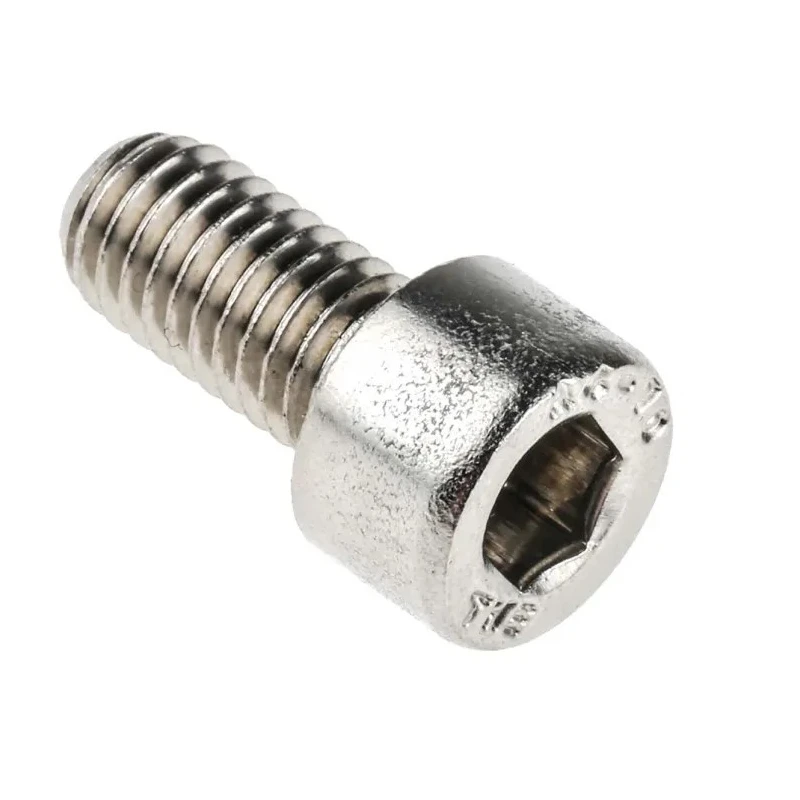 RS PRO Plain Stainless Steel Hex Socket Cap Screw Thread M8 Length 16mm Hex Socket Drive DIN 912 Grade A 187-1471