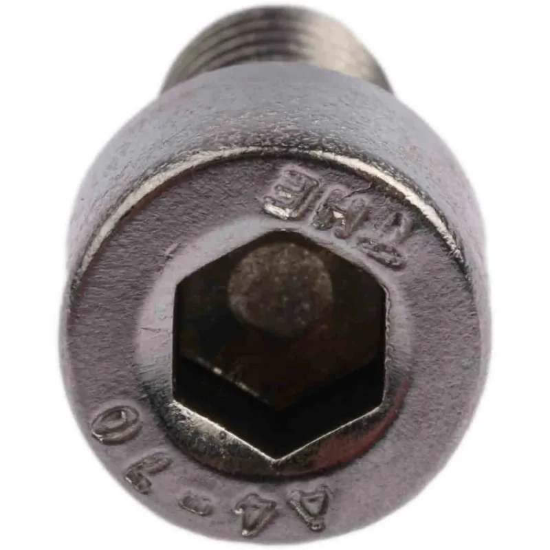 RS PRO Plain Stainless Steel Hex Socket Cap Screw Thread M8 Length 16mm Hex Socket Drive DIN 912 Grade A 187-1471