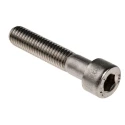 RS PRO Plain Stainless Steel Hex Socket Cap Screw M8 x 40 mm DIN 912 Grade A 187-1522