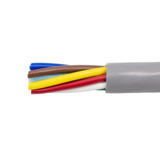 Alpha Wire Alpha Essentials Communication & Control Cable 9 Cores 0.35mm² 22 AWG Unscreened 305 m Grey 1179C SL001