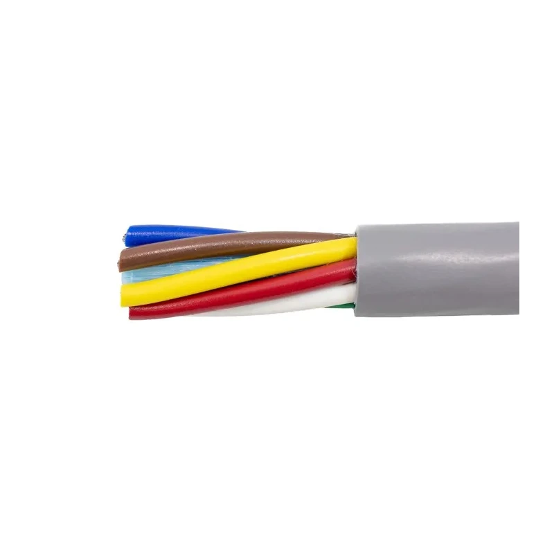 Alpha Wire Alpha Essentials Communication & Control Control Cable 8 Cores 0.56mm² 20 AWG Unscreened 305 m Grey 1896/8C SL001
