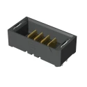 Samtec UMPT Series Straight Through Hole PCB Header, 4 Contacts, 2 mm Pitch, 1 Row, Shrouded UMPT-03-01.5-G-V-S-W-TR