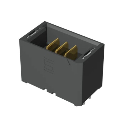 Samtec UMPT Series Straight Through Hole PCB Header, 3 Contacts, 2 mm Pitch, 1 Row, Shrouded UMPT-03-06.5-G-VT-SM-WT-K