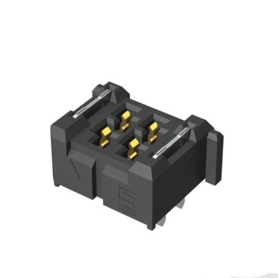 Samtec UMPS Series Straight Through Hole PCB Header 2 Contacts 2 mm Pitch 1 Row Shrouded UMPS-02-03.5-G-VT-SM-WT-K