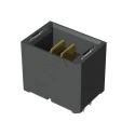 Samtec UMPT Series Straight Through Hole PCB Header 2 Contact 2 mm Pitch 1 Row Shrouded UMPT-02-06.5-G-VT-SM-WT-K