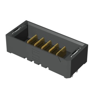 Samtec PCB Header UMPT Series Straight Through Hole, 5 Contacts, 2 mm Pitch, 1 Row, Shrouded UMPT-05-01.5-G-VT-SM-WT-K