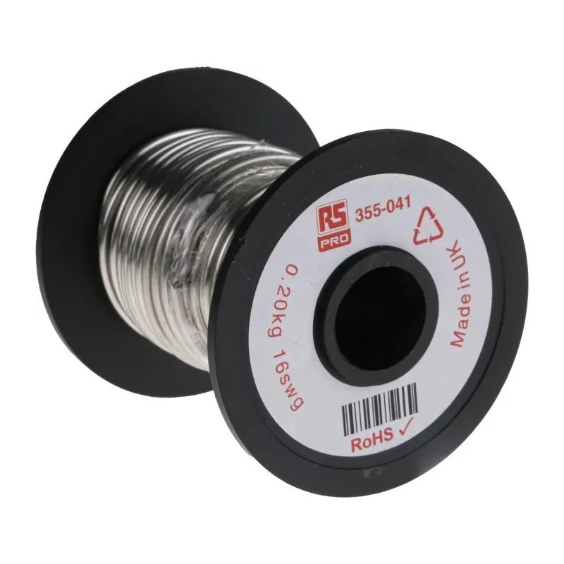 RS PRO 1.63 mm OD Tinned Copper Wire 11.4 m Reel 355-041