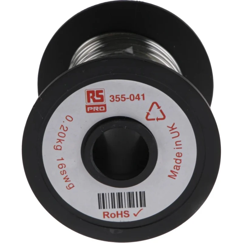 RS PRO 1.63 mm OD Tinned Copper Wire 11.4 m Reel 355-041