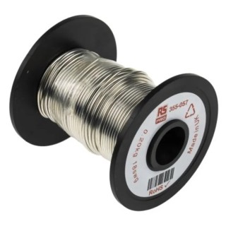 RS PRO 1.22 mm OD Tinned Copper Wire 20.2 m Reel 355-057