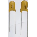 TANCAP TECHNOLOGY MnO2 Tantalum Capacitor 100 nF 35V dc Through Hole TBM Series 