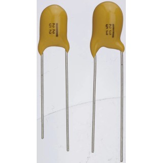 TANCAP TECHNOLOGY MnO2 Tantalum Capacitor 100 nF 35V dc Through Hole TBM Series 