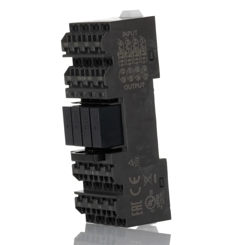 Omron Solid State Relay 24V DC Coil Voltage 5A Switching Current SPST Contact Configuration DIN Rail Mount G6D-F4PU