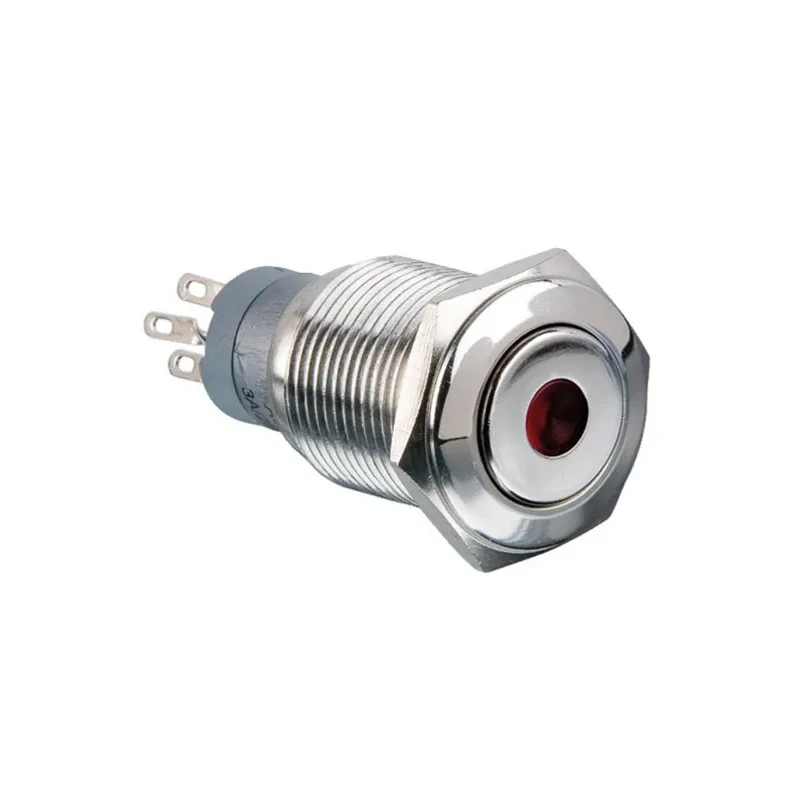 Arcolectric (Bulgin) Ltd Illuminated Push Button Switch, Latching, DPDT, Panel Mount, 16.2 mm Cutout, Green LED MP0045