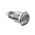 Arcolectric (Bulgin) Ltd MP0045 Series Push Button Switch Momentary Panel Mount 16.2 mm Cutout DPDT IP67 250 V AC MP0045