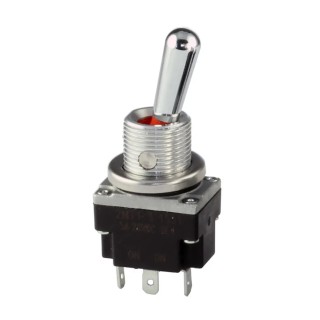 Honeywell Technologies Toggle Switch Panel Mount On-On SPDT Solder Terminal 28 V dc, 28 V ac 1MT1-8