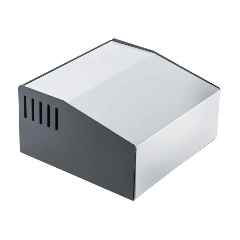 Hammond 500 Series Grey Aluminium Steel Desktop Enclosure Sloped Front 180 mm x 196 mm x 100 mm 500-0940