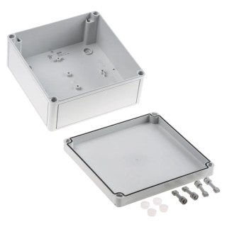 Rittal Polycarbonate Wall Box IP66, 180 mm x 180 mm x 90 mm PK Series 