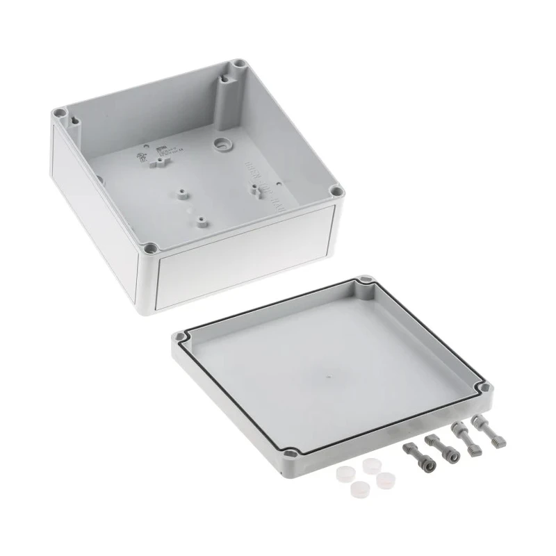 Rittal Polycarbonate Wall Box IP66, 180 mm x 180 mm x 90 mm PK Series 